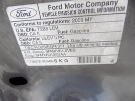 2009 MUSTANG 45TH ANNIVERSARY GRAY AT 4.0 F19063